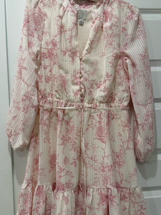 Joie Dresses & Skirts - Joie Cream and Pink Floral Mini Dress